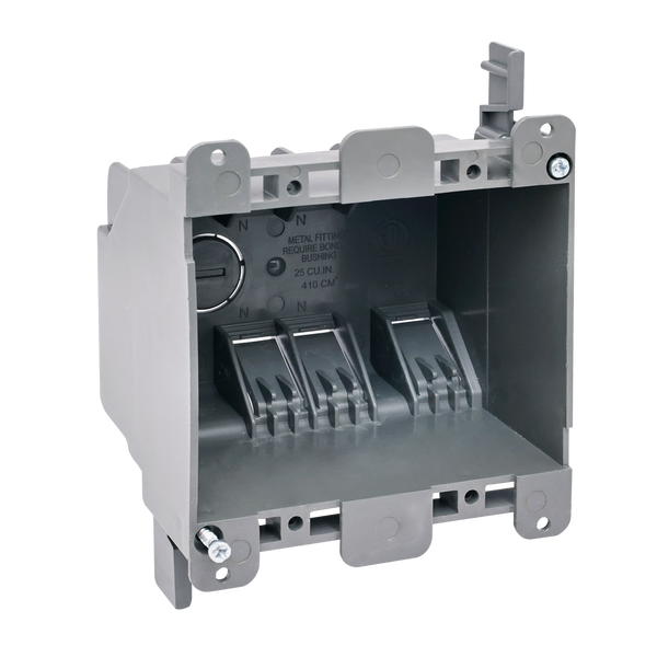2-Gang 25 cu. in. Old Work Switch/Outlet Box