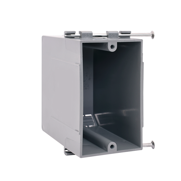 1-Gang 18 cu. in. New Work Switch/Outlet Box
