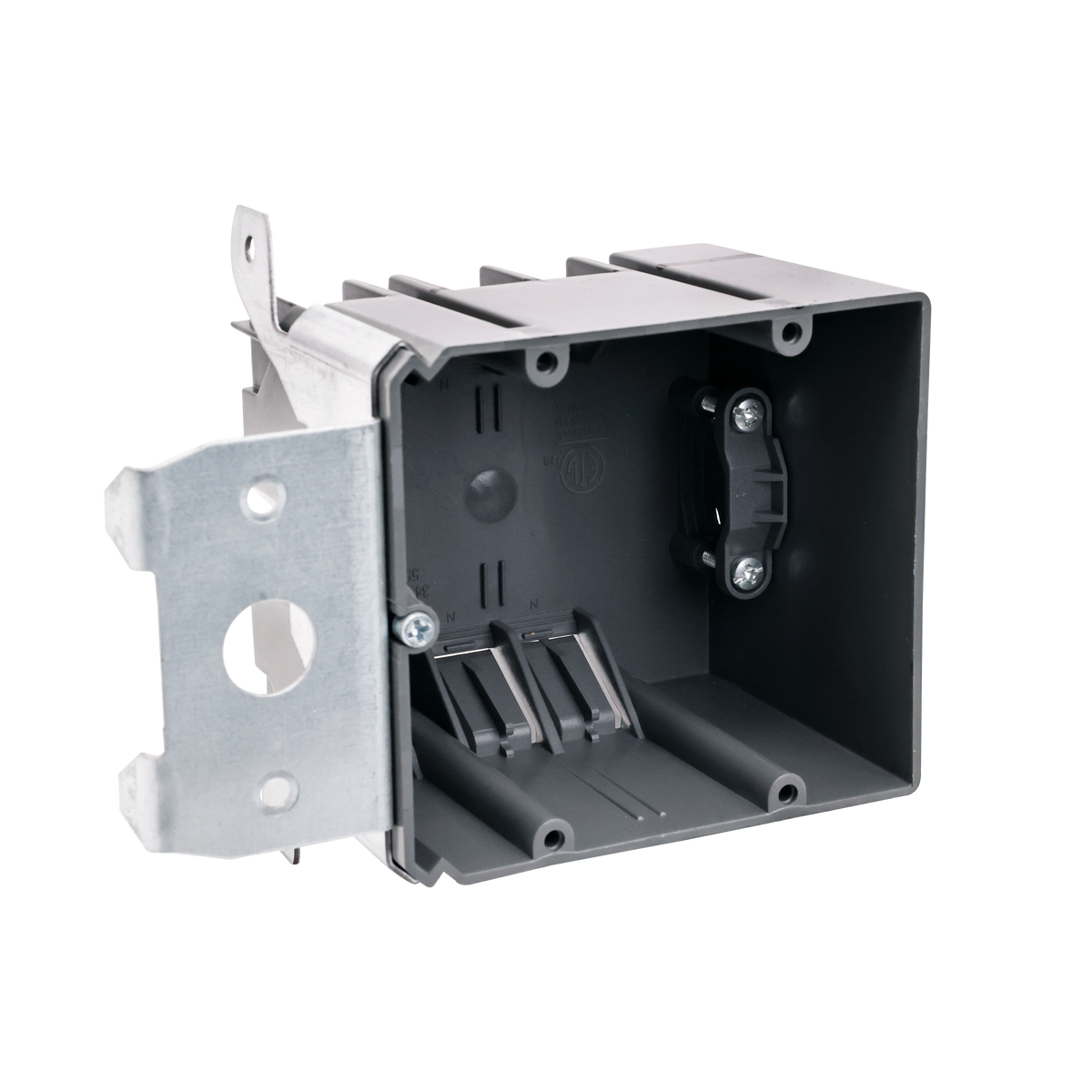 2-Gang 34 cu. in. Adjustable Box with Bracket – Atlantic PVC