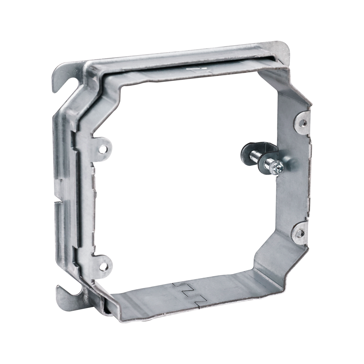 2-Gang Square Mud Ring Adjustable