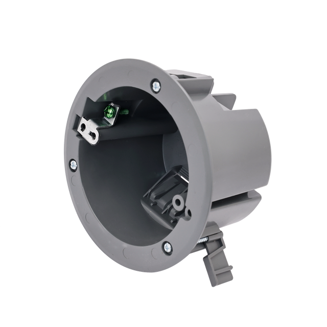 18 cu. in. Round Old Work Ceiling/Fixture Box – Atlantic PVC